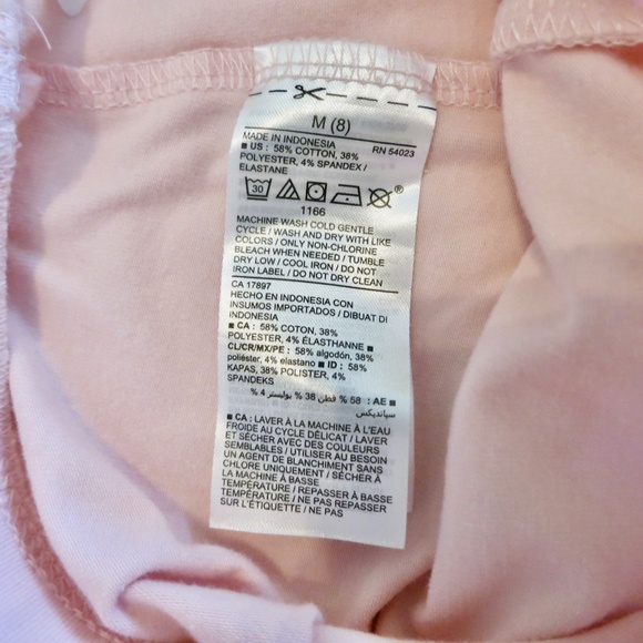 Old Navy light Pink Girl's Leggings Size 8 - Picture 7 of 7